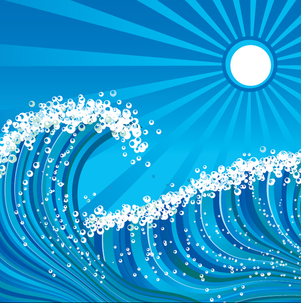Sử dụng Adobe Illustrator để tạo sóng biển