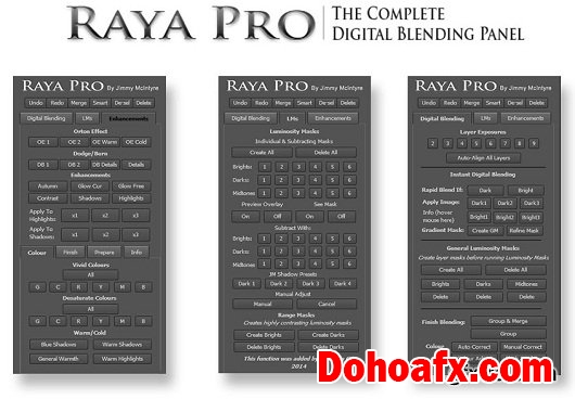 Raya Pro - bảng điều khiển Blend cho Photoshop