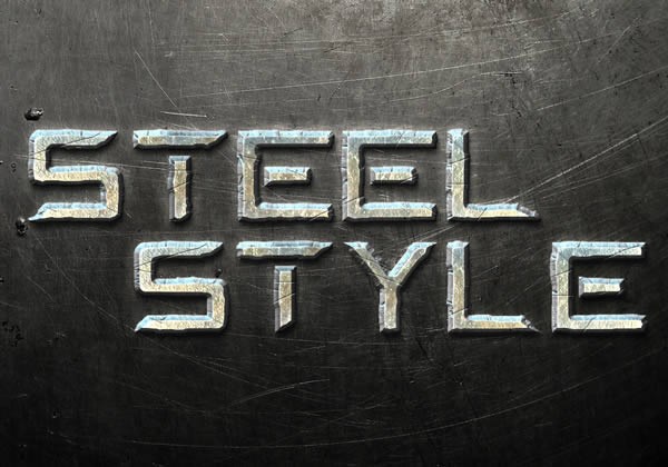 Create a Steel Text Effect in Photoshop