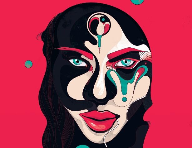 Create an abstract portrait