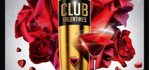 Valentines Day Flyer - Clubs & Parties Events