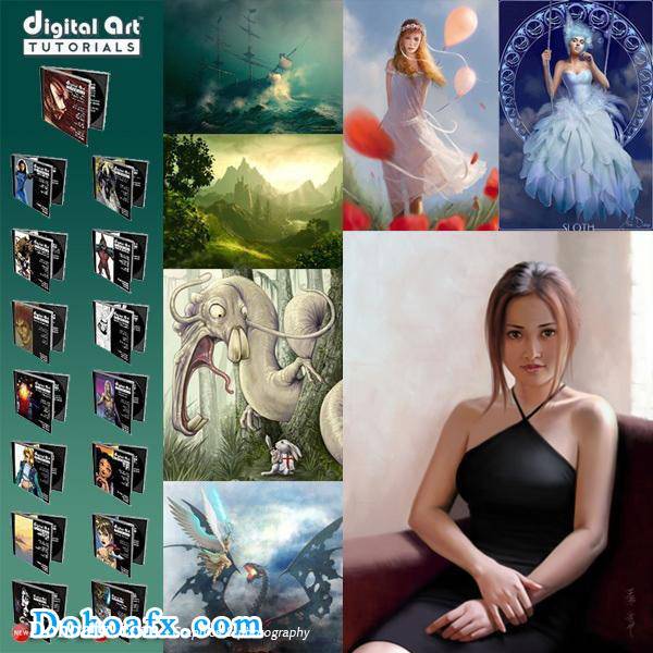 Học vẽ digital art photoshop đã bao giờ dễ dàng đến vậy chưa? Với bộ 15 vol học vẽ digital art photoshop đỉnh cao được cung cấp bởi Đồ họa ... bạn sẽ được hướng dẫn cách vẽ những điều khó khăn nhất, và sẽ có cái nhìn toàn diện về nghệ thuật số.